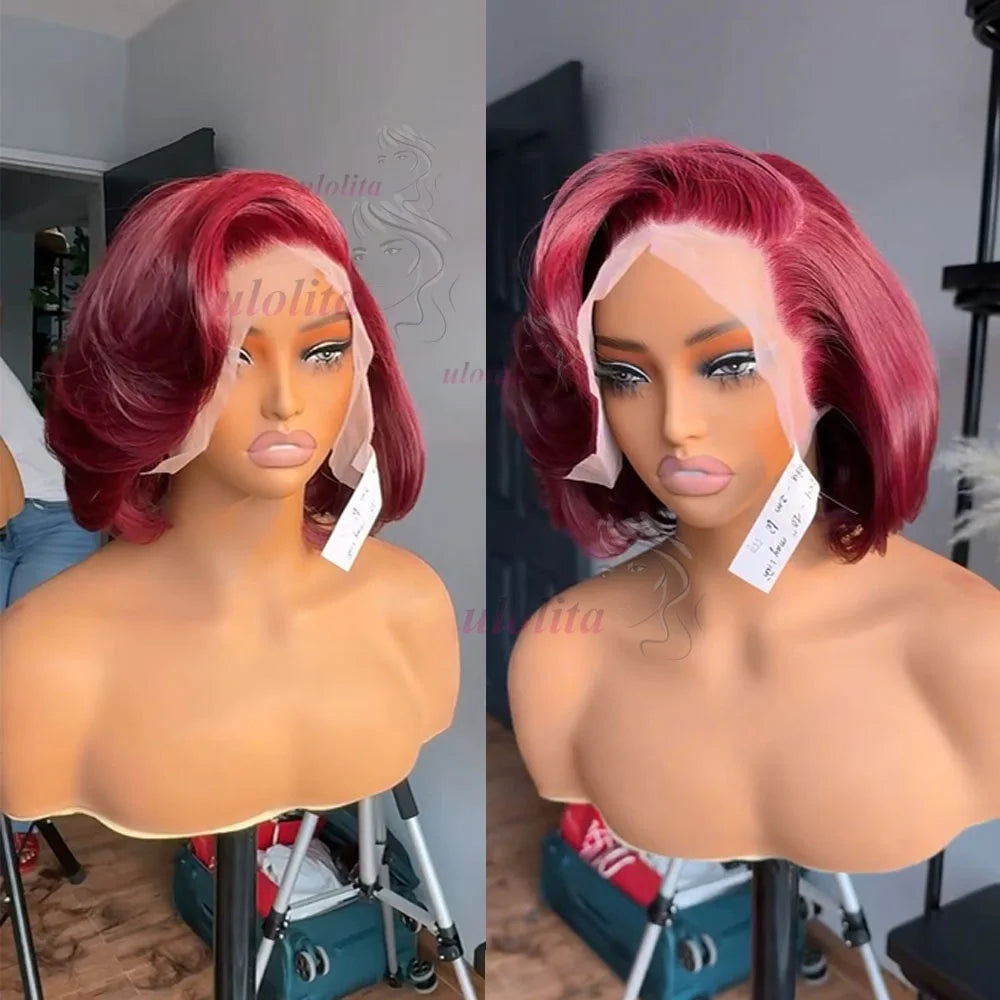 Moeiteloze Gelaagde Bob Pruik - Glueless &