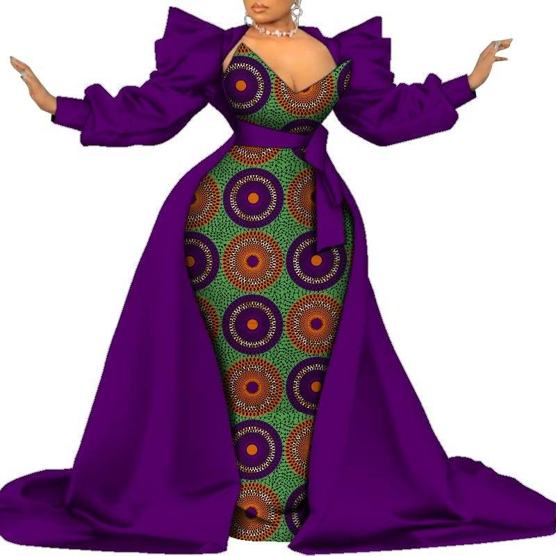 Sexy Ankara African Print Maxi Dress