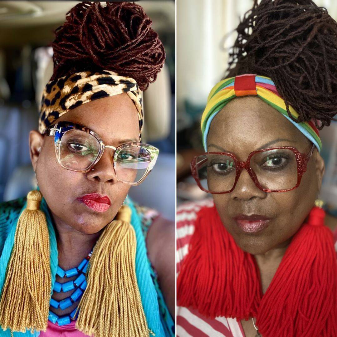 Headbands for Locs, Braids and Natural Hair - Extra Wide, Super Comfortable Stretch