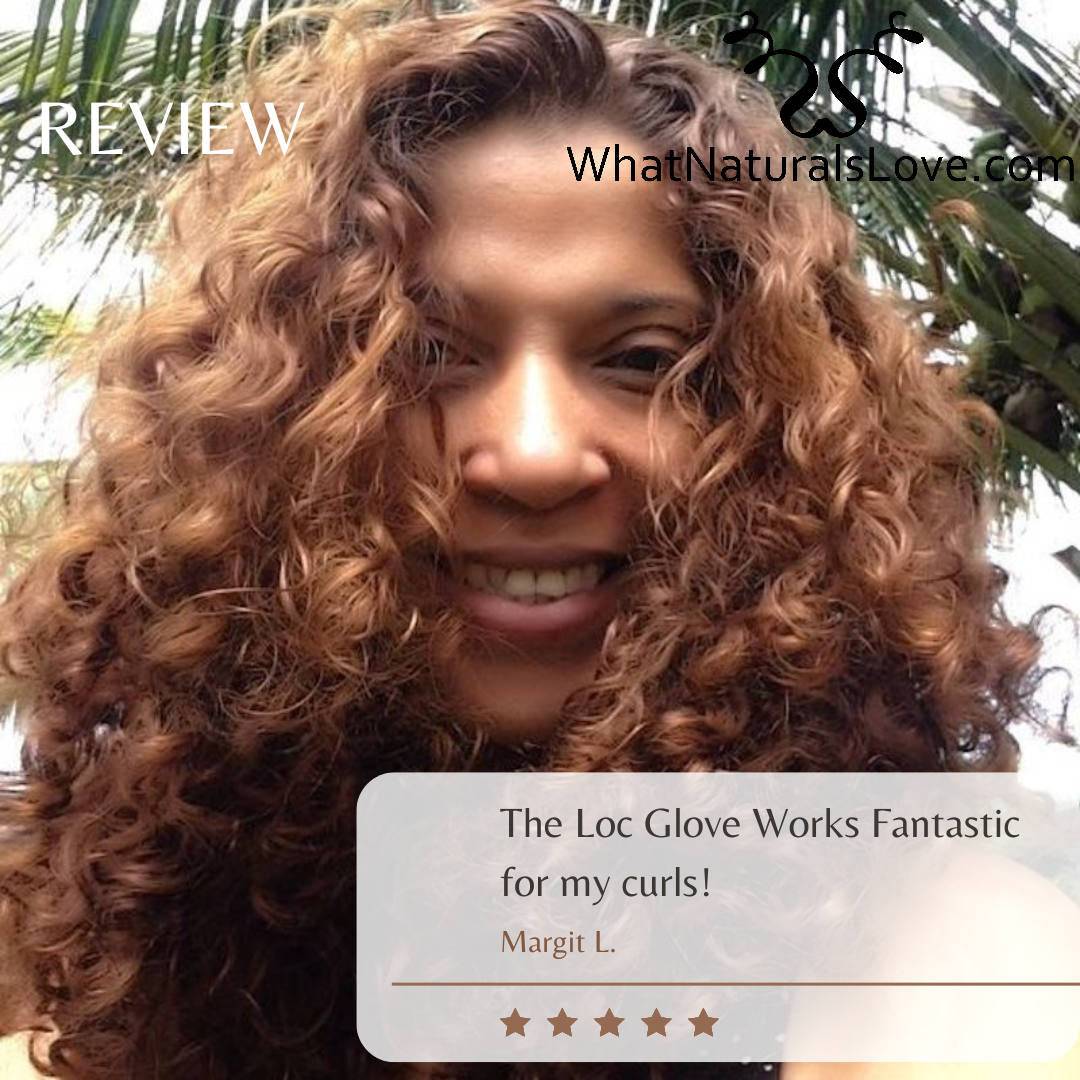 Loc Handschoen om locs te reinigen, onderhouden en drogen