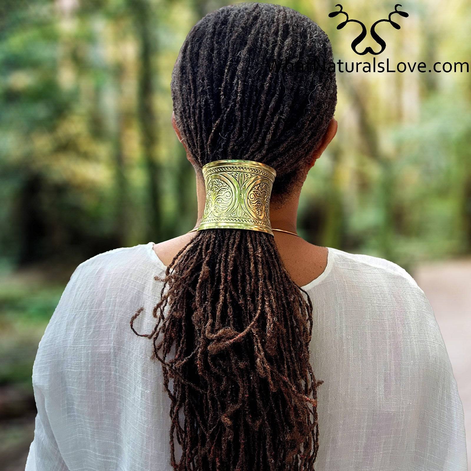 Adjustable Non-damaging Hair Cuff for Locs, Sisterlocks, Dreadlocks and Braids Classic Perfect for Memorial Day 2024