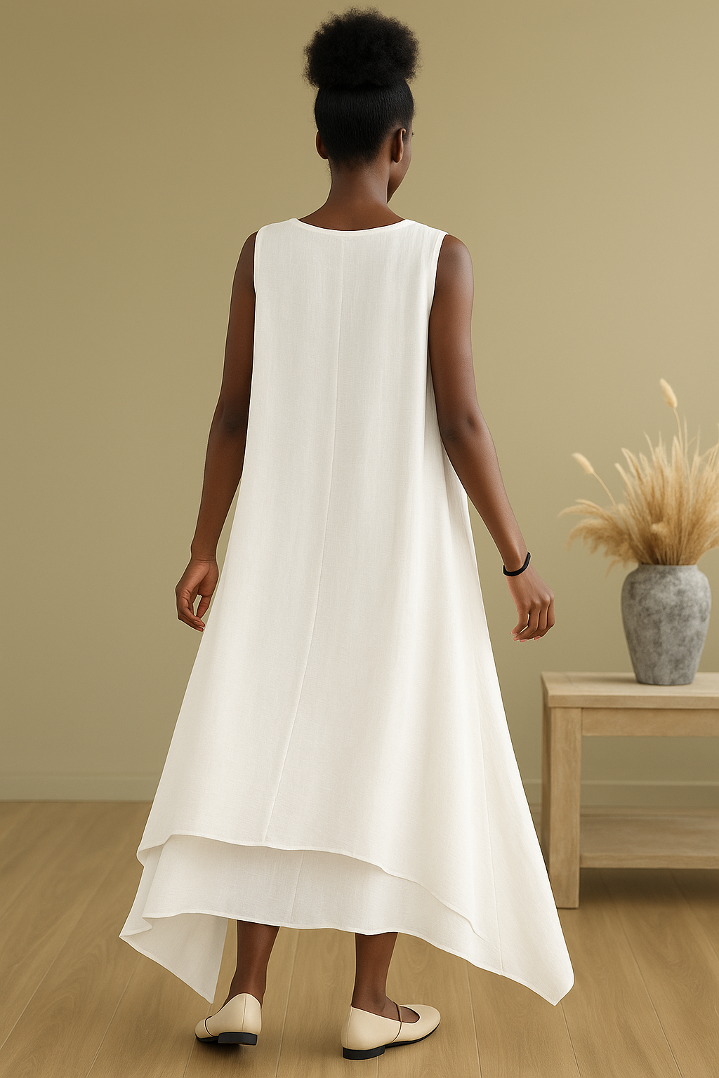 Linnen Magic Dress – Elegantie & Comfort ineen