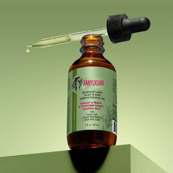 Rosemary mint hair care essential oil scalp hair