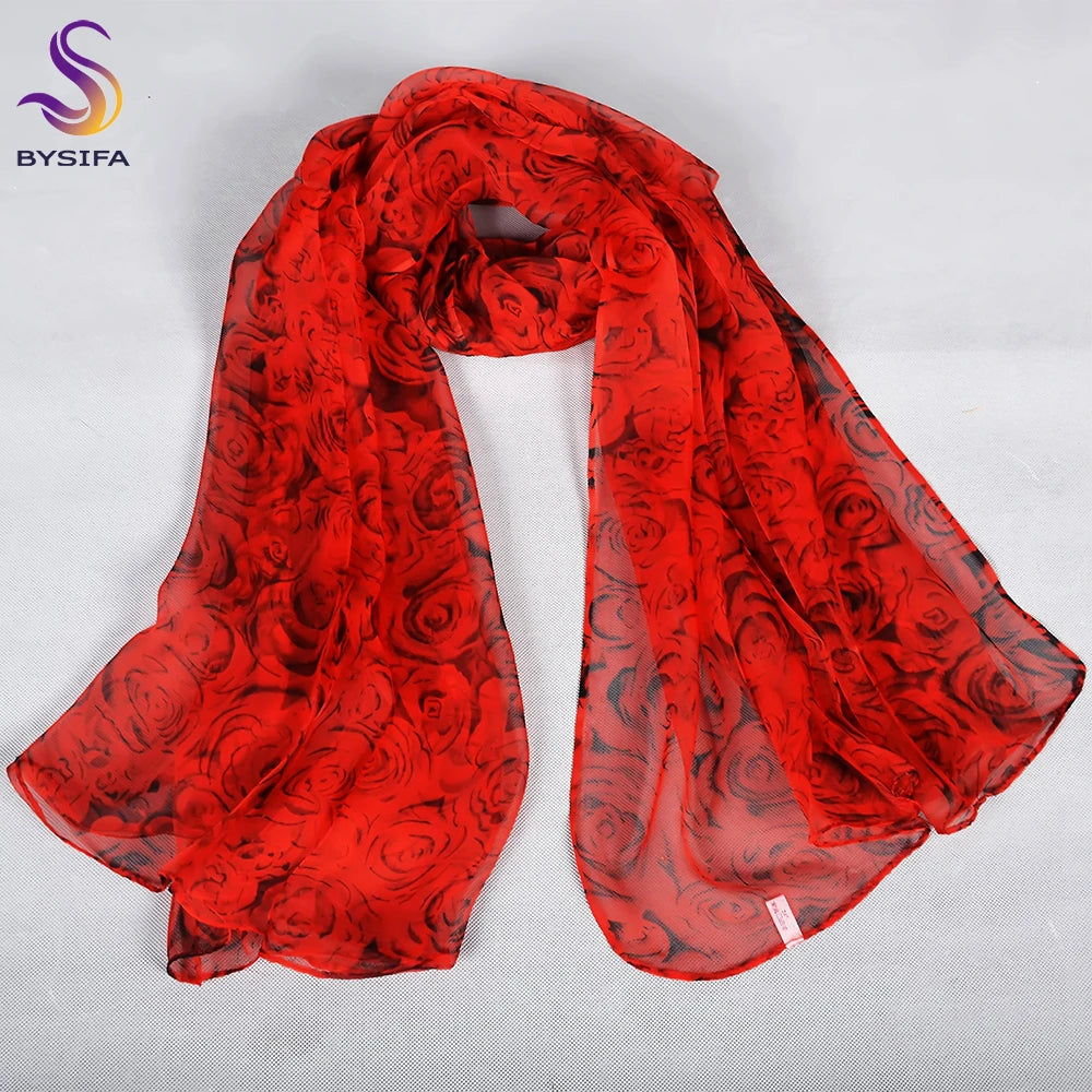 Zijden Sjaal – 100% Mulberry Silk Luxe Hoofddoek & Fashion Accessoire met Print
