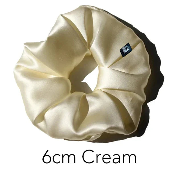 100% Mulberry Silk Scrunchies Extra Large 19 mm