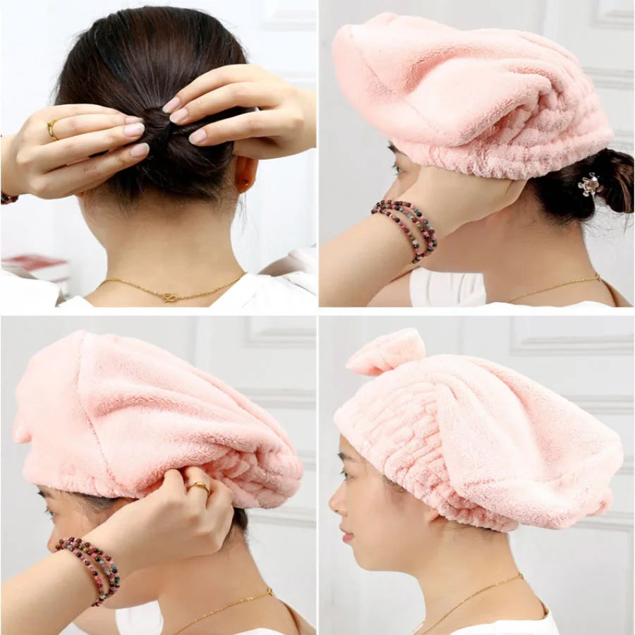 Microfiber Hair Droog Tulband