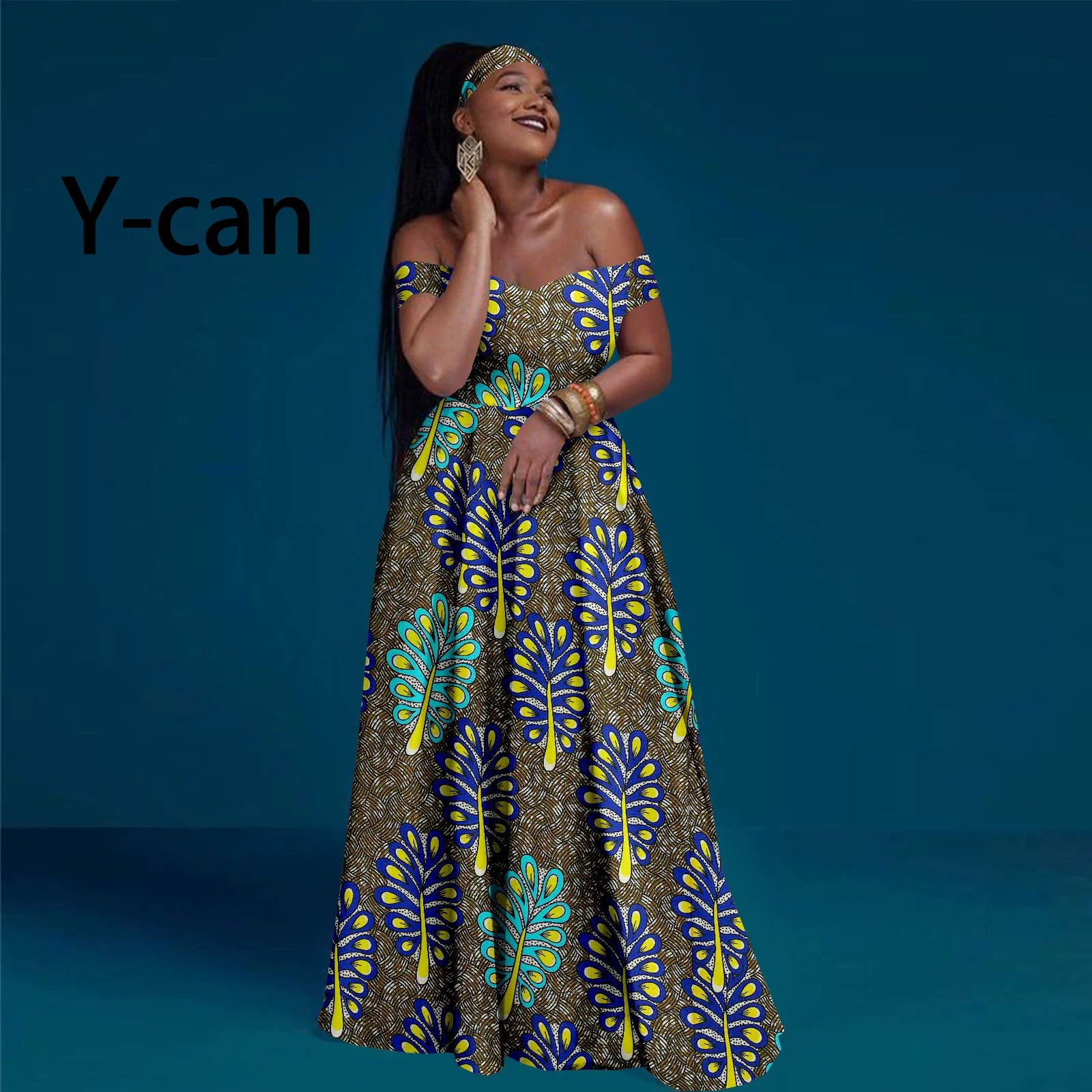 A-line Dress Off Shoulder Sleeveless Gown