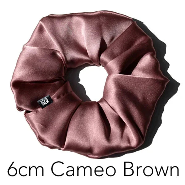 100% Mulberry Silk Scrunchies Extra Large 19 mm