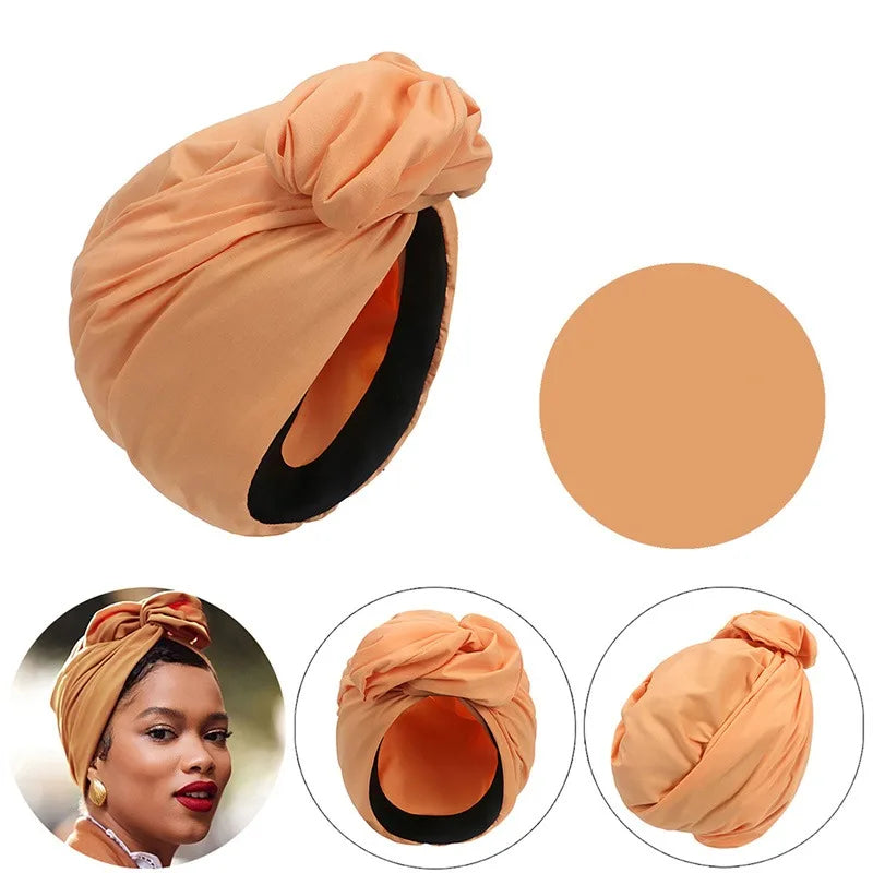 Chique Geknoopte Turban Hoofddoek – Elegant