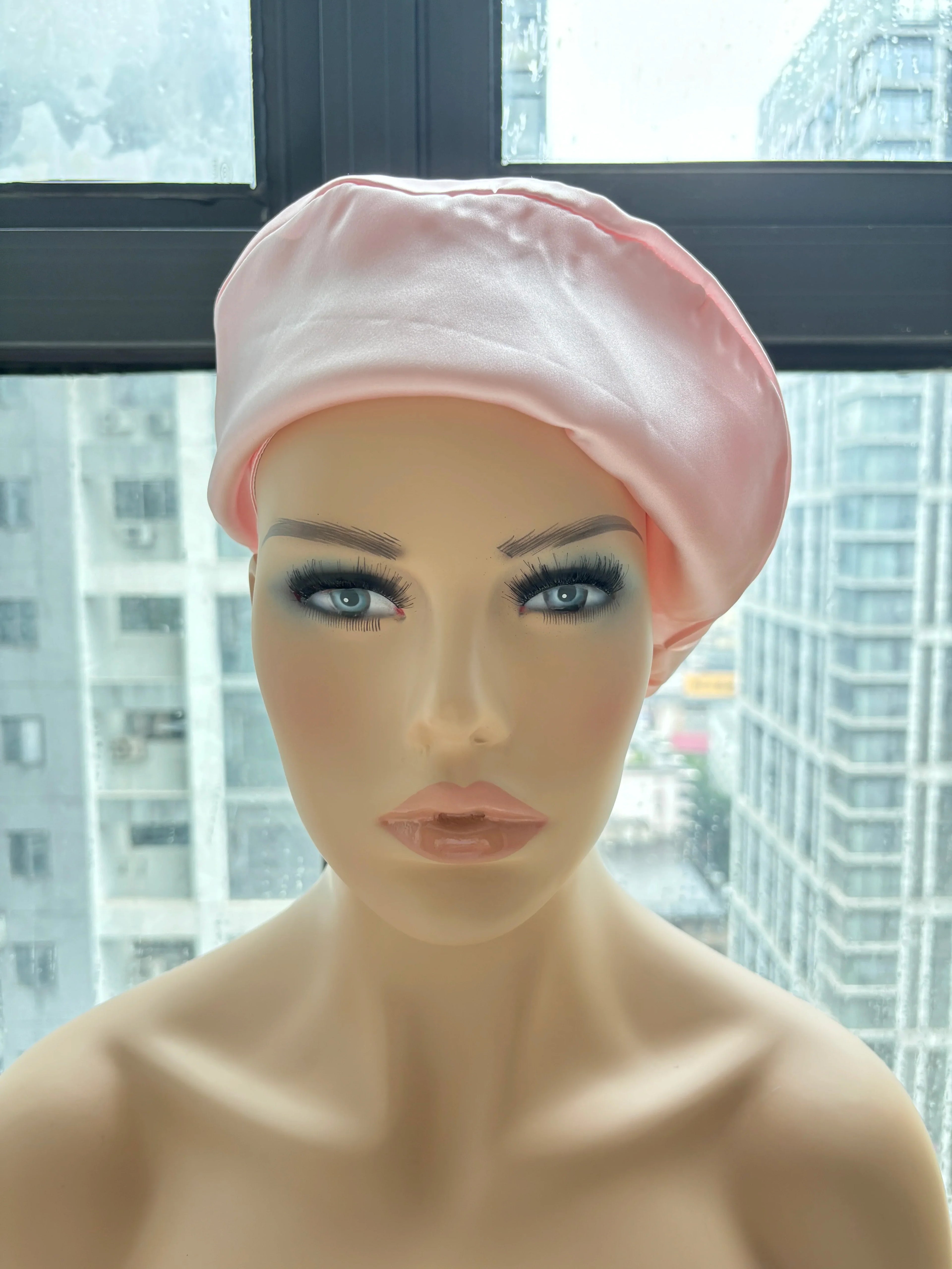 Silk Bonnet voor Starter Locs, Afros, Cornrows, Krullend Haar en Korte Natuurlijke Haartypes