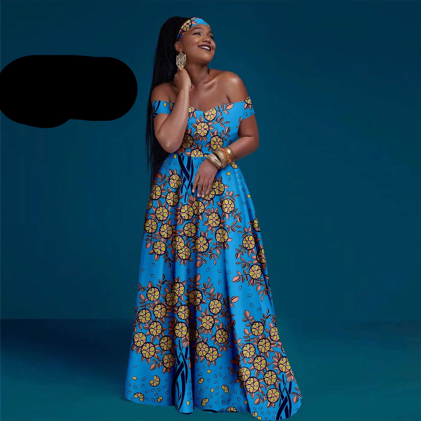 A-line Dress Off Shoulder Sleeveless Gown