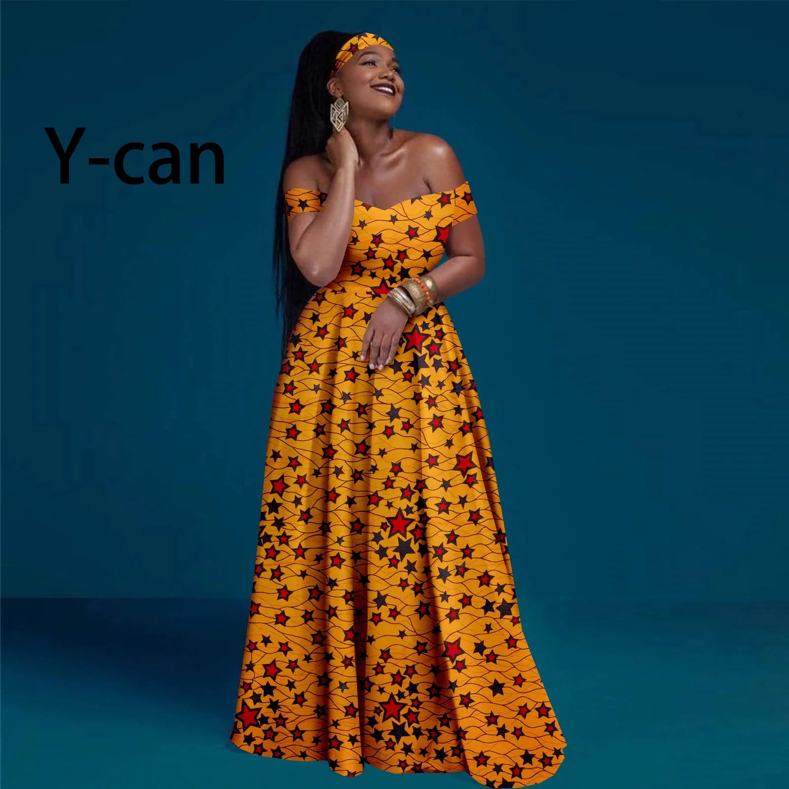 A-line Dress Off Shoulder Sleeveless Gown