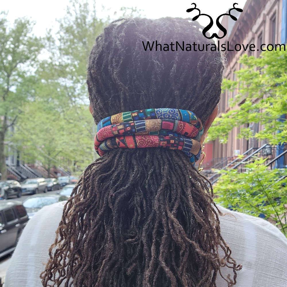 Vormbare Haarbandjes voor Locs, Sisterlocks, Vlechten & Afro Puffs