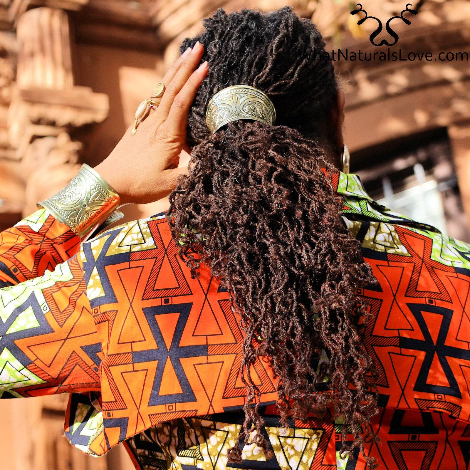 Adjustable Non-damaging Hair Cuff for Locs, Sisterlocks, Dreadlocks and Braids Classic Perfect for Memorial Day 2024