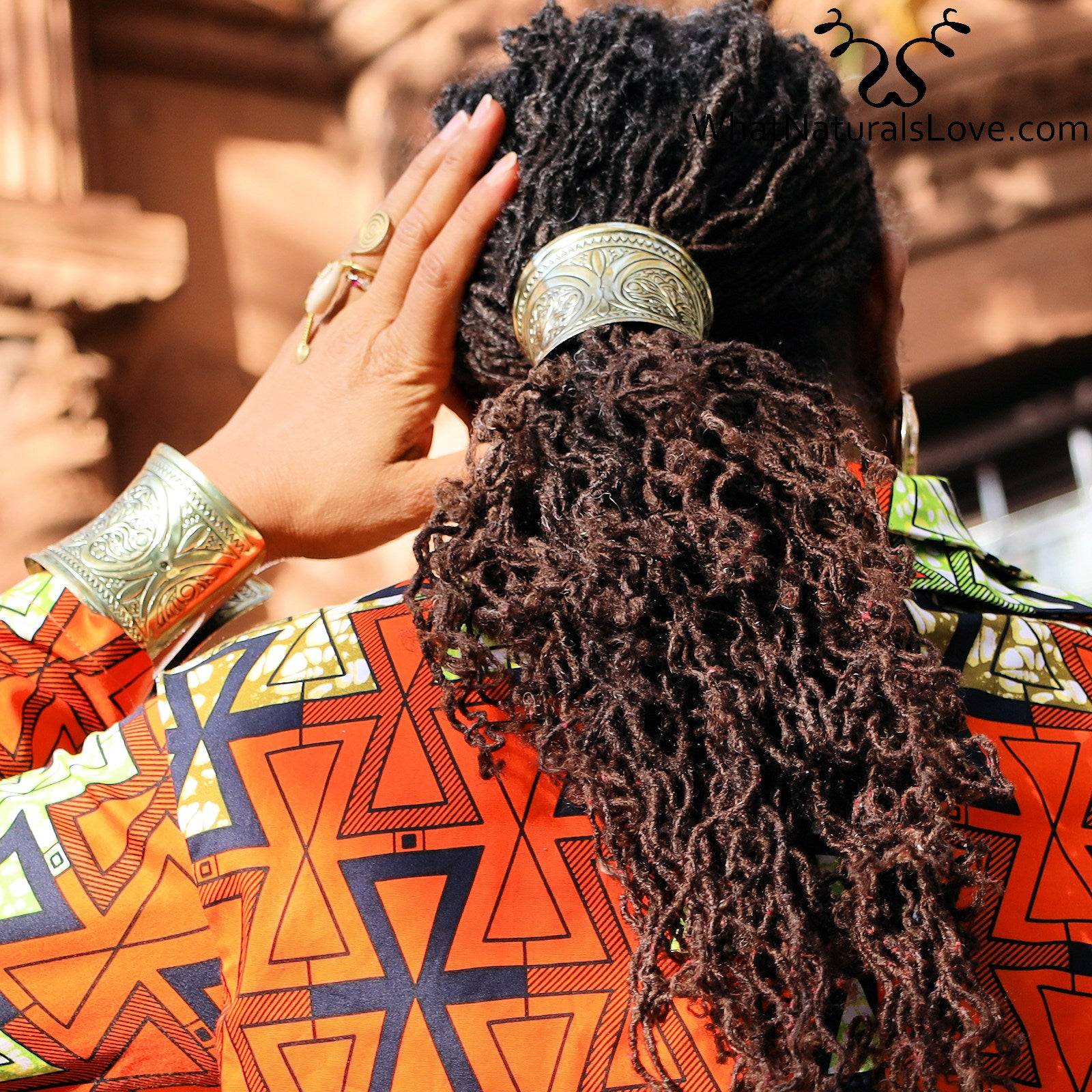 Adjustable Non-damaging Hair Cuff for Locs, Sisterlocks, Dreadlocks and Braids Classic Perfect for Memorial Day 2024