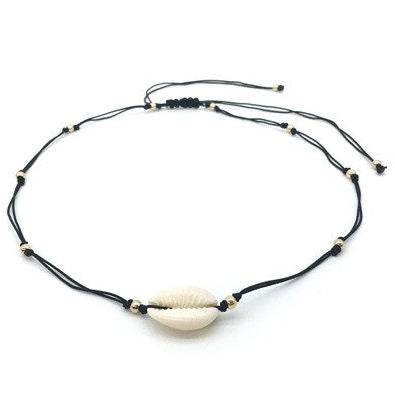 Cowrie Shell Necklace & Hair Tie Perfect for Memorial Day 2024