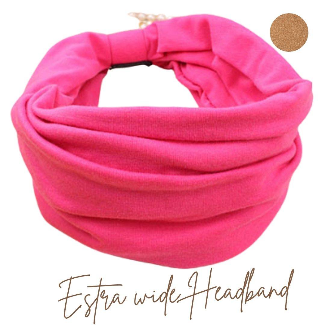 Headbands for Locs, Braids and Natural Hair - Extra Wide, Super Comfortable Stretch