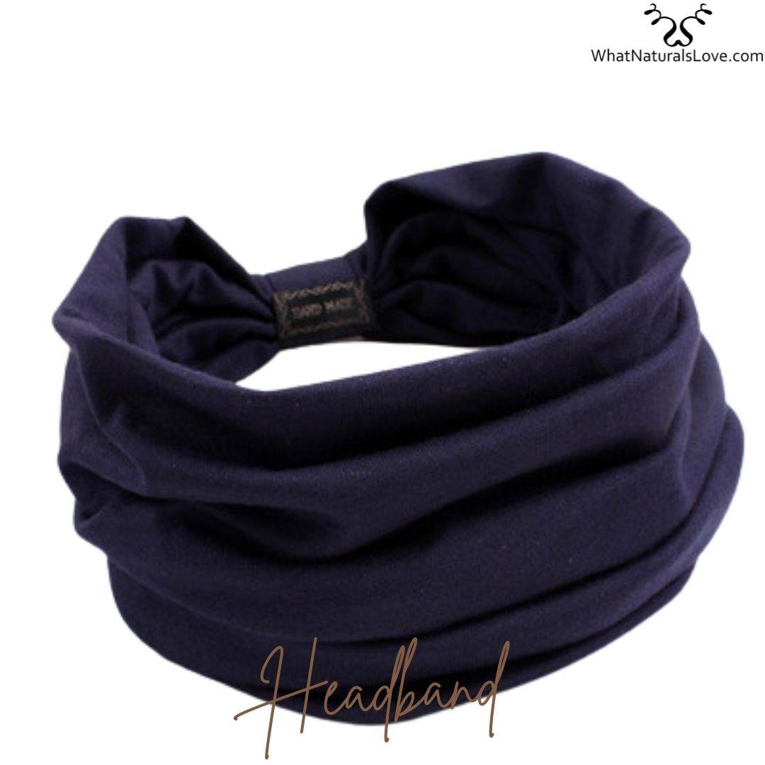 Headbands for Locs, Braids and Natural Hair - Extra Wide, Super Comfortable Stretch