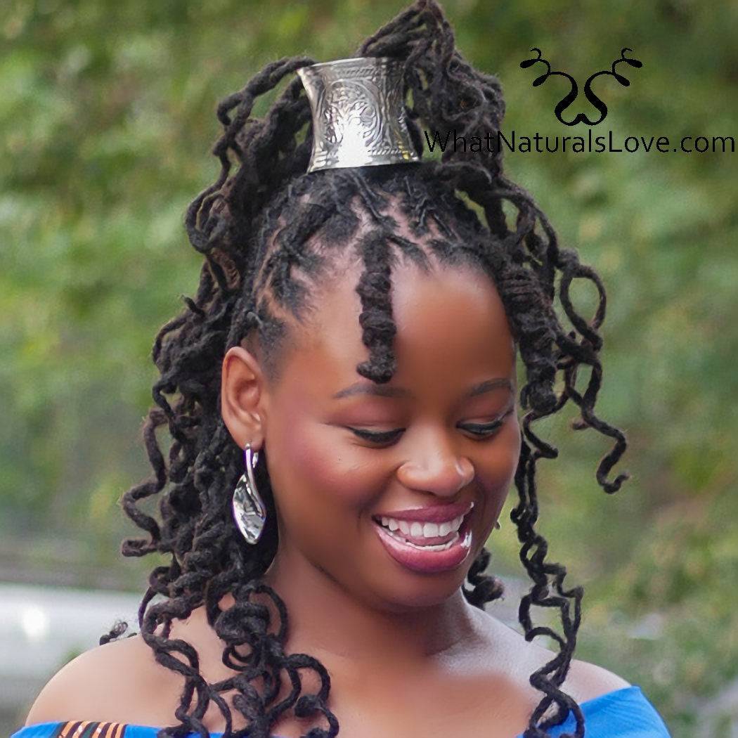 Aanpasbare, haarvriendelijke hair cuff voor Locs, Sisterlocks, Dreadlocks en vlechten – Klassiek model