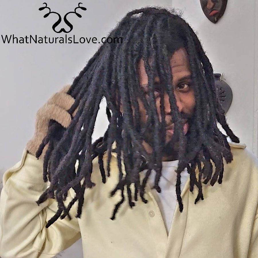 Loc Handschoen om locs te reinigen, onderhouden en drogen