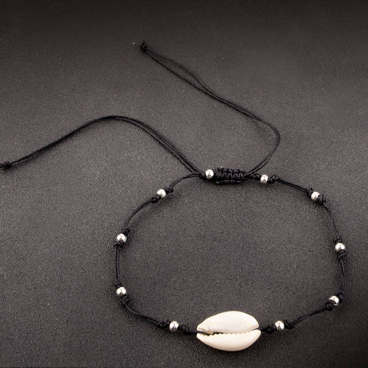Cowrie Shell Necklace & Hair Tie Perfect for Memorial Day 2024
