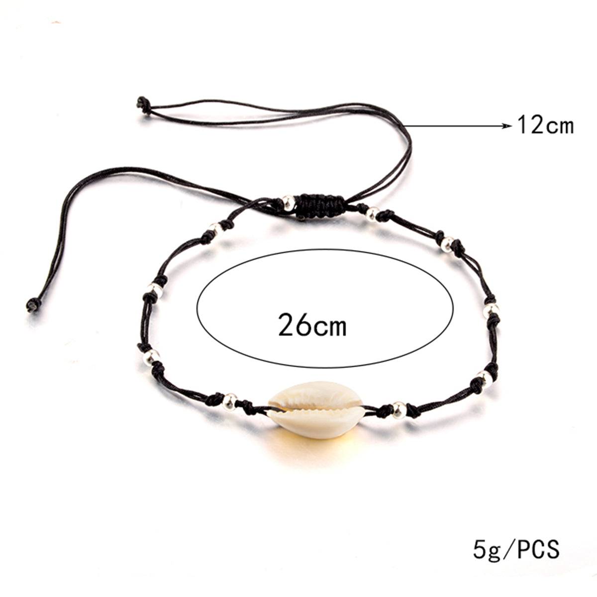 Cowrie Shell Necklace & Hair Tie for Afro-puffs, Braids and Locs Perfect for Memorial Day 2024