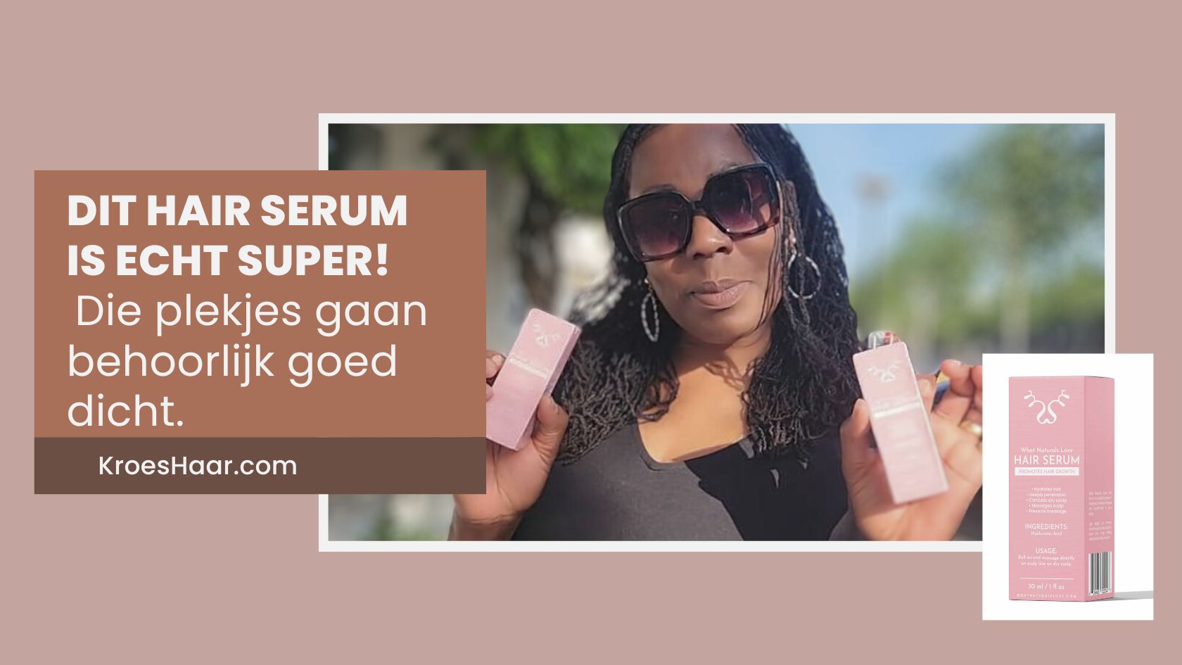 Haar serum om kroeshaar en Locs te laten groeien