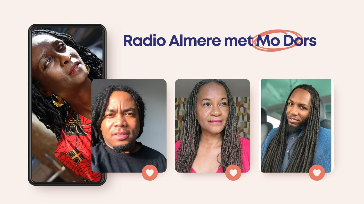 Keti Kot en Kroeshaar - Vanavond LIVE op Radio Almere: Locs & Kroeshaar met tweet Mannen met Locs