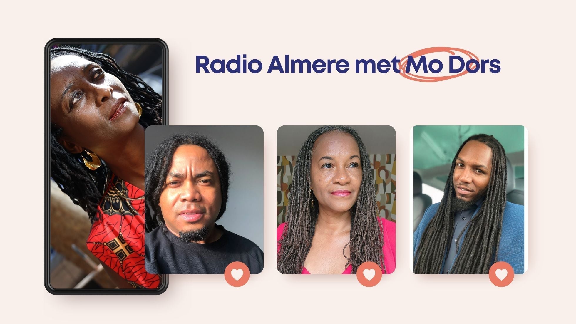 Keti Kot en Kroeshaar - Vanavond LIVE op Radio Almere: Locs & Kroeshaar met tweet Mannen met Locs