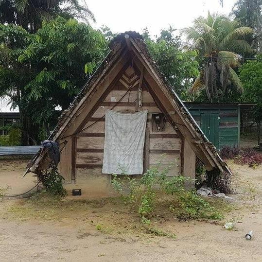 Bloody tourists in Botopasie, Sipaliwini, Suriname