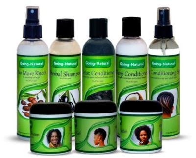 going natural hair care package