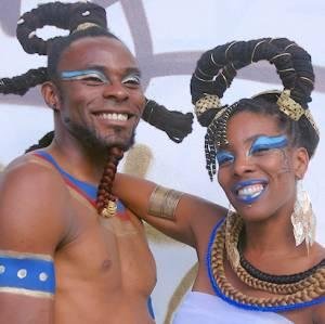 kroeshaar in Guadeloupe