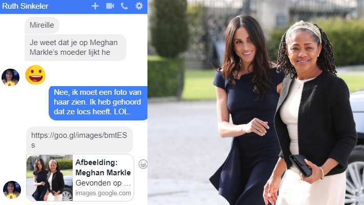 Meghan's Mom with Dreadlocks