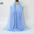 Light blue extra-large breathable wrap for locs and dreadlocks. The airy and stretchy material ensures comfort and style.