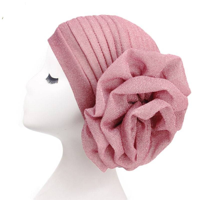 Big flower turban Pre wrapped Perfect for Memorial Day 2024