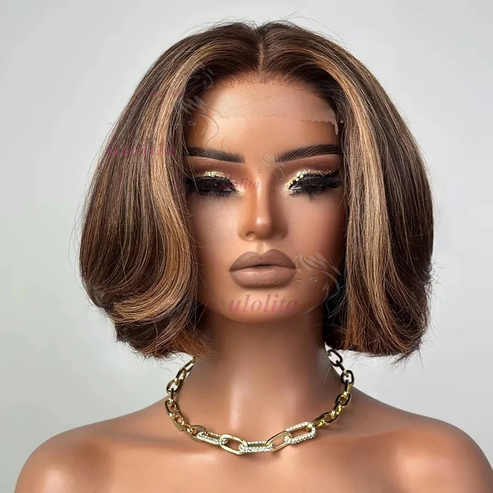 Moeiteloze Gelaagde Bob Pruik - Glueless &