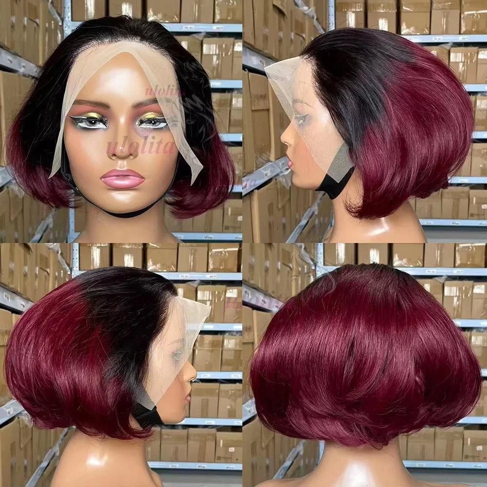 Moeiteloze Gelaagde Bob Pruik - Glueless &