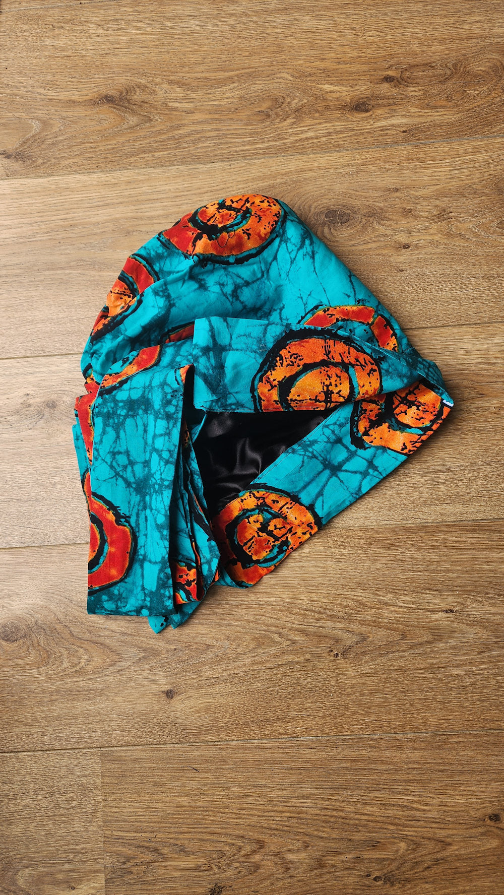 8-in-1 Veelzijdige Hoofddoek Blauw Oranje