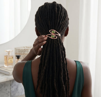 Koperen Haar-Cuff &amp;amp; Bijpassende Armband Set&amp;nbsp;