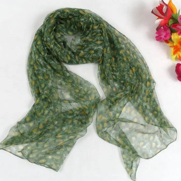 Zijden Sjaal – 100% Mulberry Silk Luxe Hoofddoek &amp; Fashion Accessoire met Print