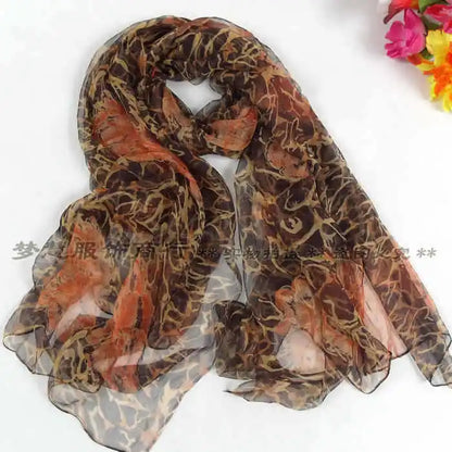 Zijden Sjaal – 100% Mulberry Silk Luxe Hoofddoek &amp; Fashion Accessoire met Print