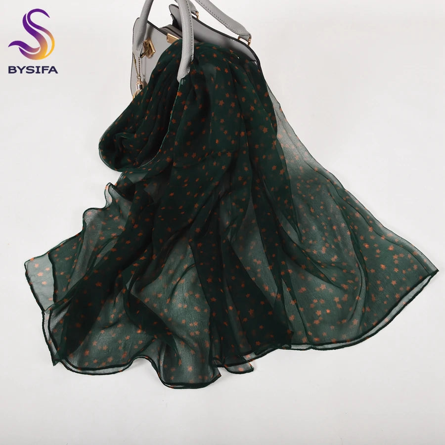Zijden Sjaal – 100% Mulberry Silk Luxe Hoofddoek &amp; Fashion Accessoire met Print