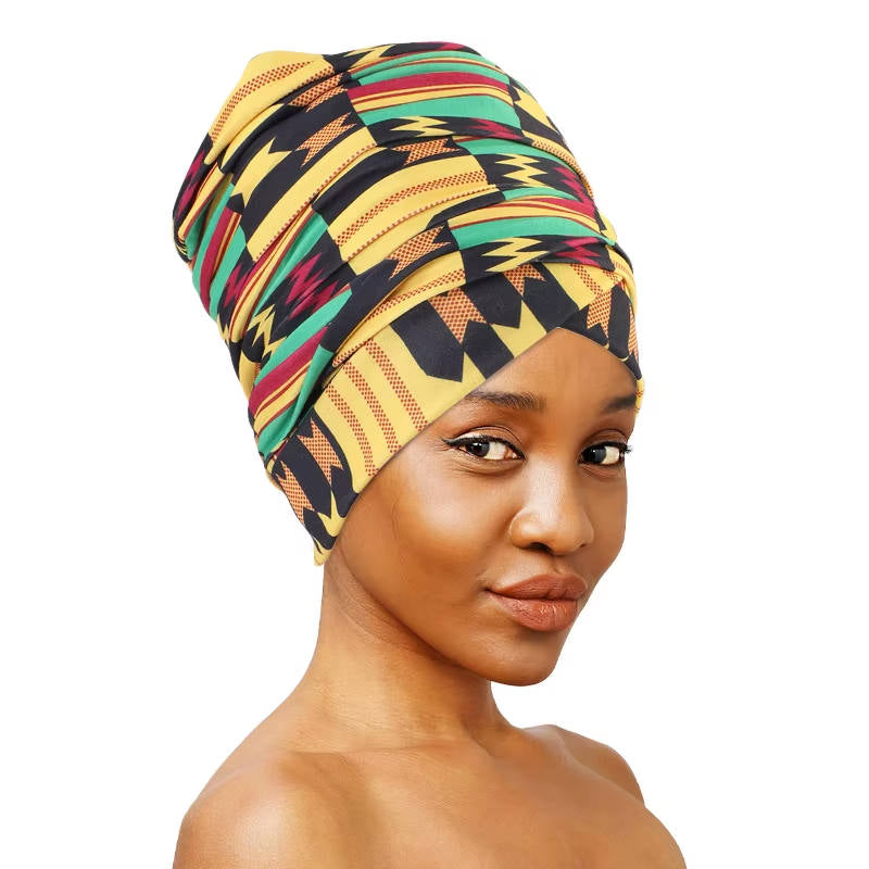 Magic HeadWrap om Locs, Sisterlocks en Dreadlocks te Stylen en Beschermen Rasta Kleuren