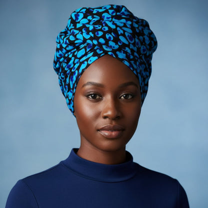 8-in-1 Veelzijdige Hoofddoek Blue Black