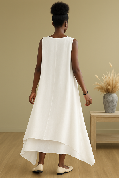 Linnen Magic Dress – Elegantie &amp; Comfort ineen