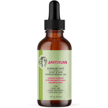 Rosemary mint hair care essential oil scalp hair