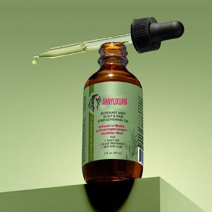 Rosemary mint hair care essential oil scalp hair