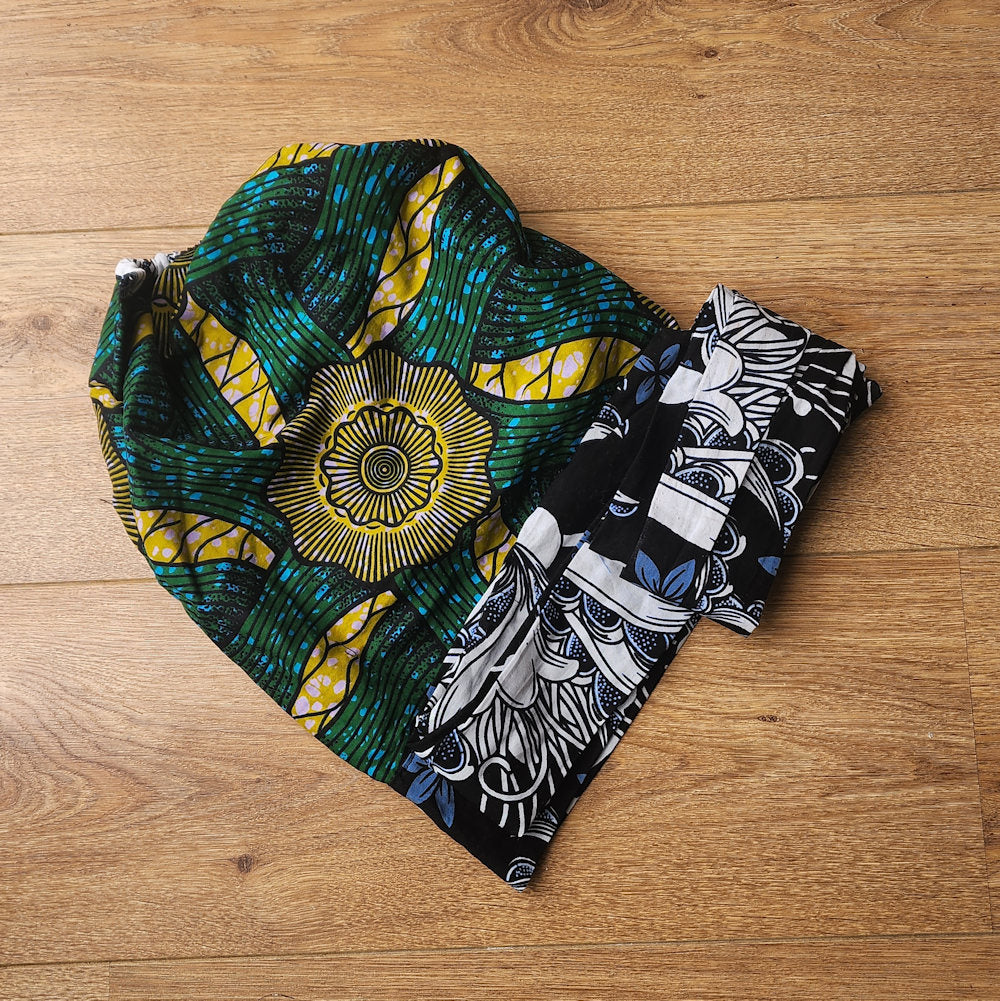 Dubbelzijdige 8-in-1 Hoofddoek Groen