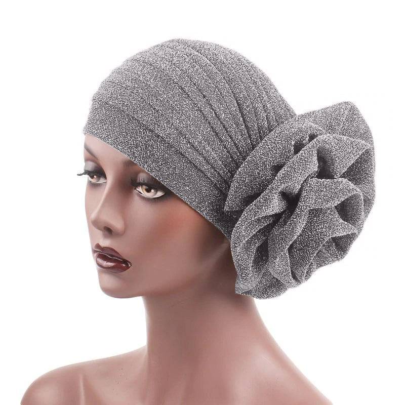 Prewrapped flower turban Perfect for Memorial Day 2024