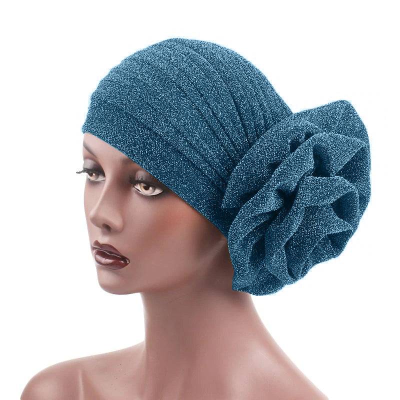 Prewrapped flower turban Perfect for Memorial Day 2024
